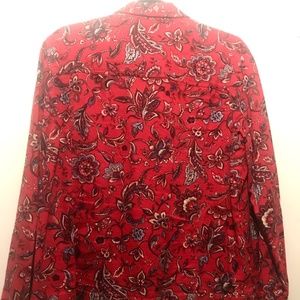 Paisley red jacket
